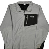 The North Face Fleece Jacket - Large Grey Polyester