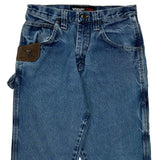 Wrangler Carpenter Jeans - 30W 30L Blue Cotton