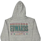 Joe Gibbs Chase Authentics Nascar Hoodie - XL Gray Cotton Blend