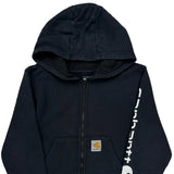 Age 6 Carhartt Hoodie - XS Black Cotton