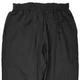 Reebok Track Pants - Large Black Nylon