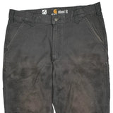 Carhartt Cargo Trousers - 36W 34L Grey Cotton Blend