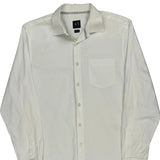 Armani Exchange Shirt - Large White Cotton