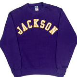 Made In USA Russell Athletic College Sweatshirt - XL Purple Cotton