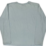 Nike Long Sleeve T-Shirt - Large Blue Cotton