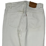 Made In USA Levis 501 Jeans - 30W 32L White Cotton