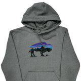 Patagonia Graphic Hoodie - Medium Gray Cotton