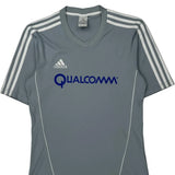 Qualcomm Adidas Football Shirt - Small Grey Polyester