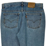 Orange Tab Levis Jeans - 33W 31L Blue Denim