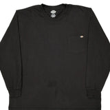 Dickies Long Sleeve T-Shirt - 2XL Black Cotton