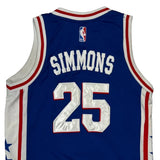 Philadelphia 76ers #25 Simmons Nike NBA Jersey - Medium Blue Polyester