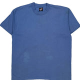 Western Public Radio Fruit Of The Loom Graphic T-Shirt - XL Blue Cotton Blend