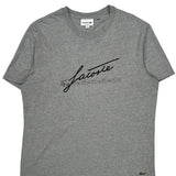Lacoste T-Shirt - XL Gray Cotton