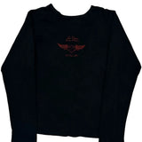 Las Vegas Harley Davidson Graphic Long Sleeve T-Shirt - XL Black Cotton