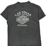 Age 6-8 Harley Davidson Graphic T-Shirt - Small Grey Cotton