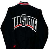 Ohio State Starter College Varsity Jacket - Small Black Polyester