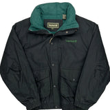 Timberland Jacket - Medium Black Cotton Blend