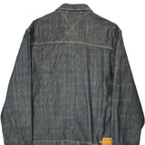 Premium Guess Denim Jacket - Large Gray Denim
