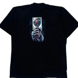 Joker Glow In The Dark Rock Eagle Single Stitch T-Shirt - Large Black Cotton