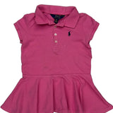 Age 2 Polo By Ralph Lauren Dress - 2XS Pink Cotton