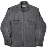 Quiksilver Shirt - Medium Grey Corduroy