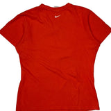 Nike College T-Shirt - XL Red Cotton