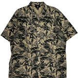 Volcom Floral Hawaiian Shirt - XL Beige Cotton