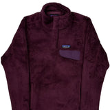 Patagonia Fleece - Small Burgundy Polyester
