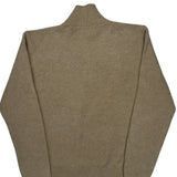 Polo By Ralph Lauren 1/4 Zip - Large Beige Wool