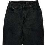 550 Levis Jeans - 26W UK 6 Black Cotton