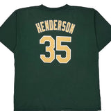 Athletics Majestic Mlb T-Shirt - 2XL Green Cotton