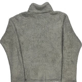 Patagonia Fleece 1/4 Zip - Large Gray Polyester