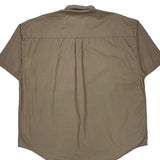 Gant Short Sleeve Shirt - 2XL Brown Cotton