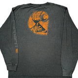 Deer Graphic Carhartt Long Sleeve T-Shirt - XL Grey Cotton