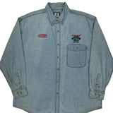 Lee Denim Shirt - XL Blue Cotton
