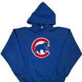 Chicago Cubs Lee Sport Hoodie - Large Blue Cotton Blend