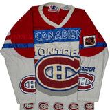 Montreal Canadiens Starter Graphic Sweatshirt - Medium Blue Cotton