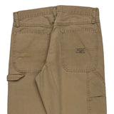 Wrangler Carpenter Trousers - 32W 31L Beige Cotton Blend