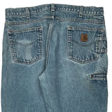 Carhartt Carpenter Jeans - 38W 34L Light Wash Cotton