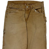 Dickies Carpenter Trousers - 30W 32L Brown Cotton