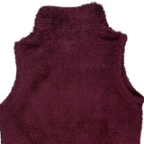 Patagonia Fleece Vest - Medium Burgundy Polyester