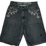 Unbranded Denim Shorts - 34W 12L Gray Denim