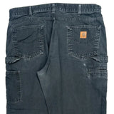 Carhartt Carpenter Trousers - 36W 32L Black Cotton