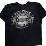 New River Harley-Davidson Harley Davidson Graphic T-Shirt - XL Black Cotton