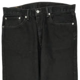 Levis 505 Jeans - 36W 31L Black Cotton