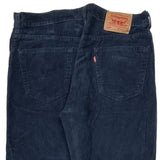 505 Levis Pants - 34W 31L Navy Corduroy