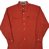 Chaps Ralph Lauren Checked Shirt - Large Red Cotton