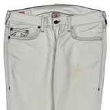 True Religion Contrast Stitch Jeans - 38W 32L White Cotton