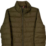 Tommy Hilfiger Denim Puffer - Small Green Polyester