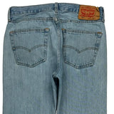 501 Levis Jeans - 32W 30L Light Wash Denim